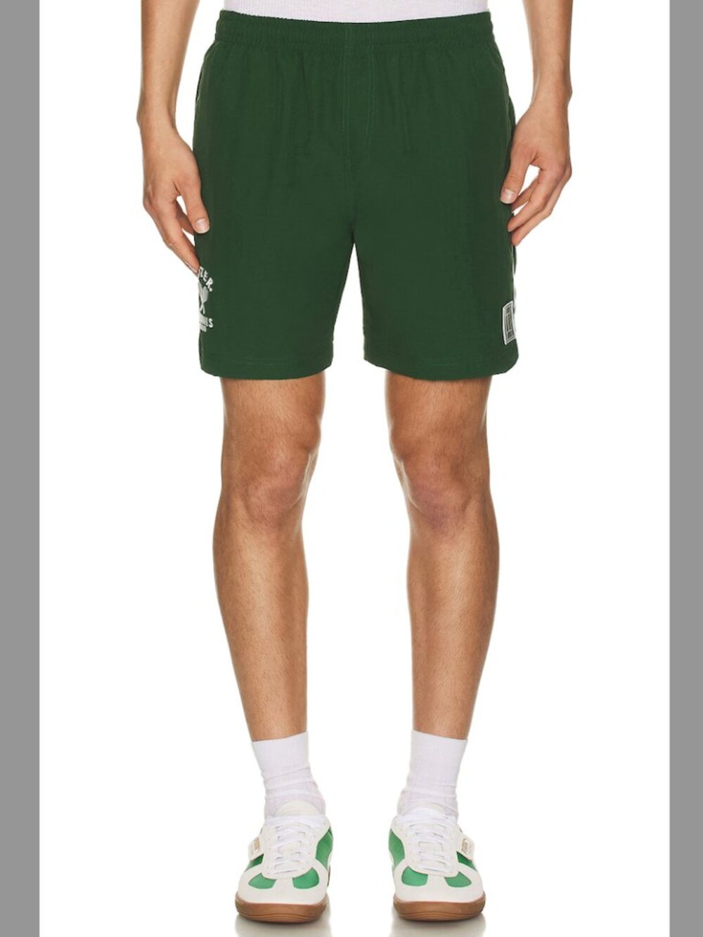 OYSTER Green Tennis Club Nylon Short in Medium